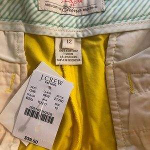 J.Crew Factory Chino Yellow shorts